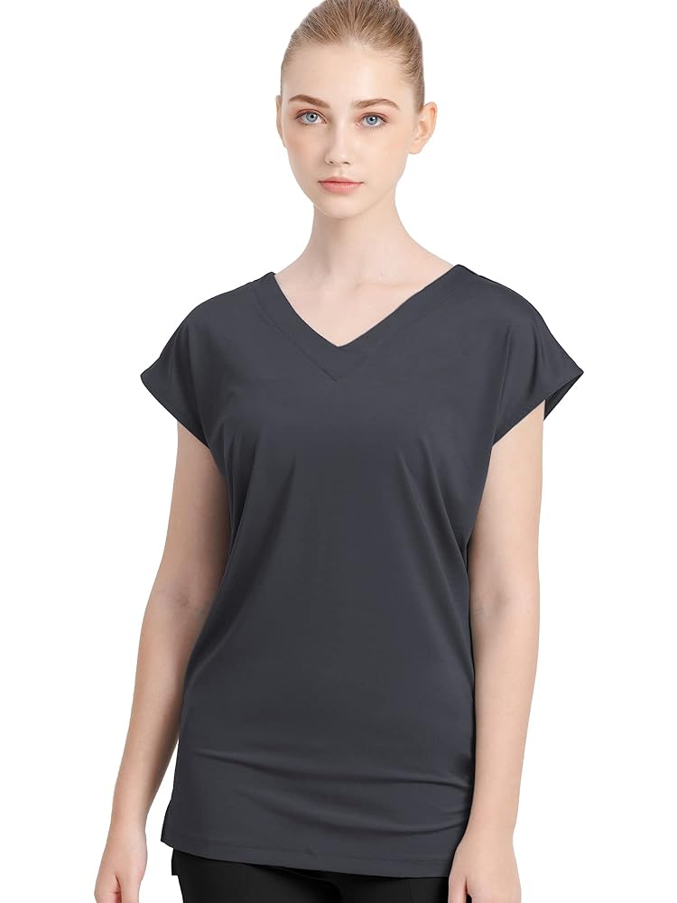 Amazon.co.jp: [ルーパ] バッククロス Vネック チュニック